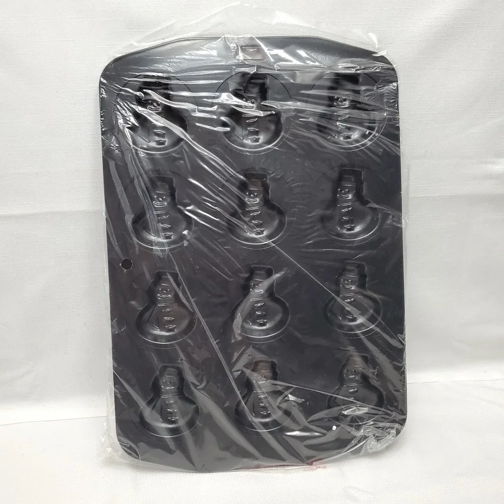Christmas Holiday Winter Baking Cookie Mold/Sheet Pan‎ Nonstick ☆ SNOWMAN ☆ NEW!